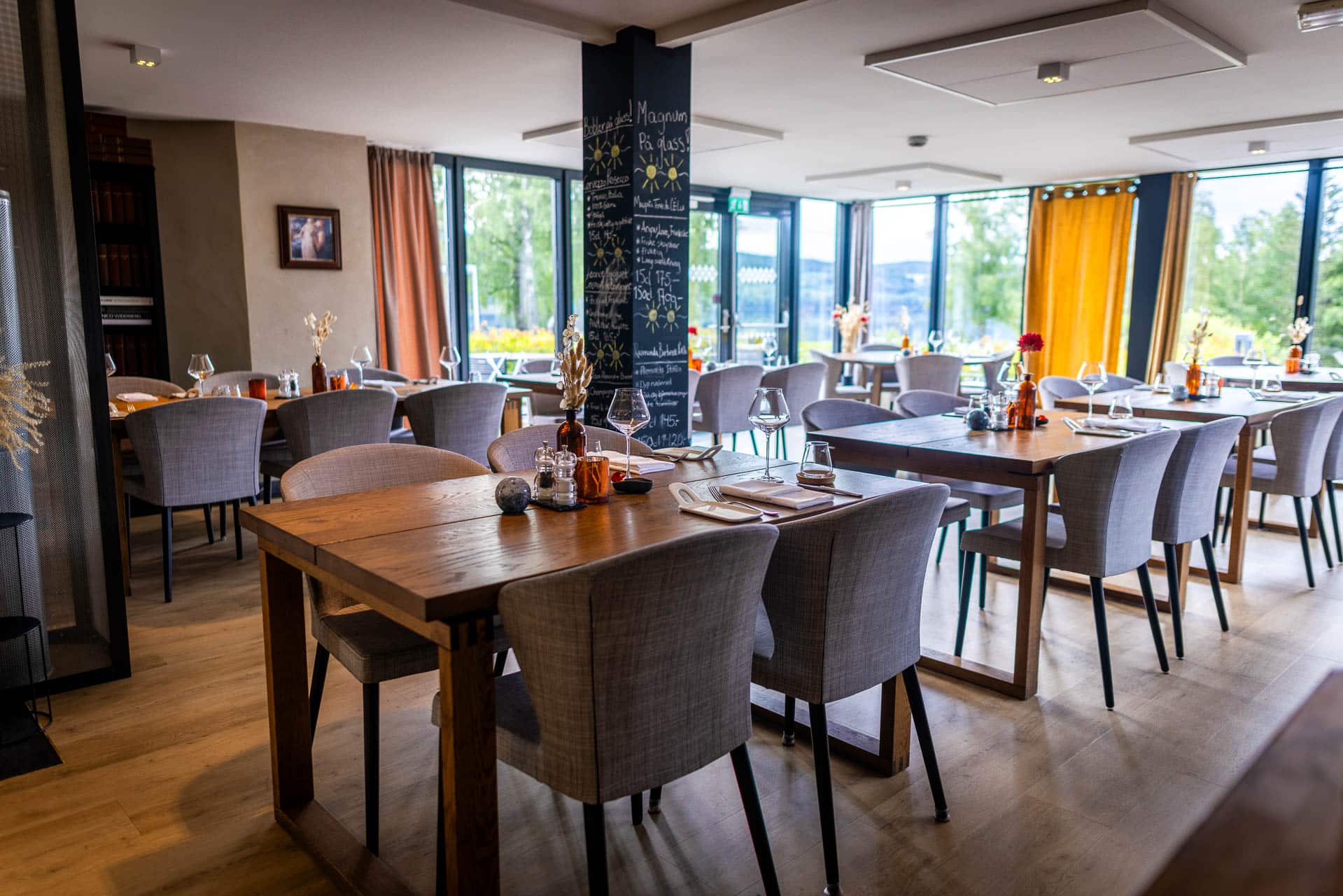 Restaurant AX Vin & Mat på Hurdalsjøen Hotell & Spa